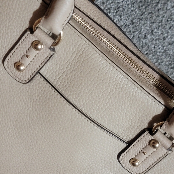 Pre-owned leather Michael Kors two handle beidge/cream satchel - Picture 10 of 16